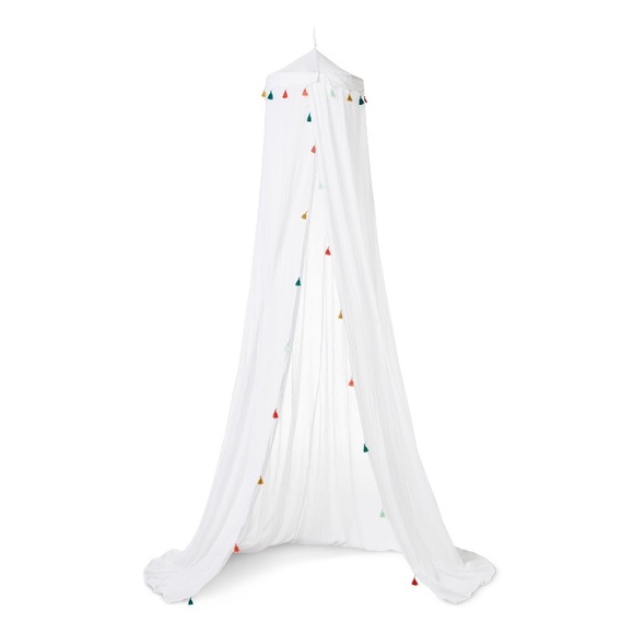 pillowfort Other - White bed tent Tassel canopy with tassels